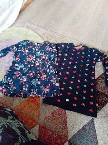Lot de 2 tuniques fille 4 ans