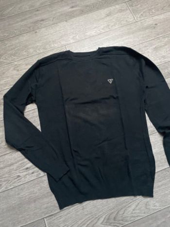 Pull noir homme Guess S
