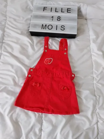 Salopette fille 18 mois