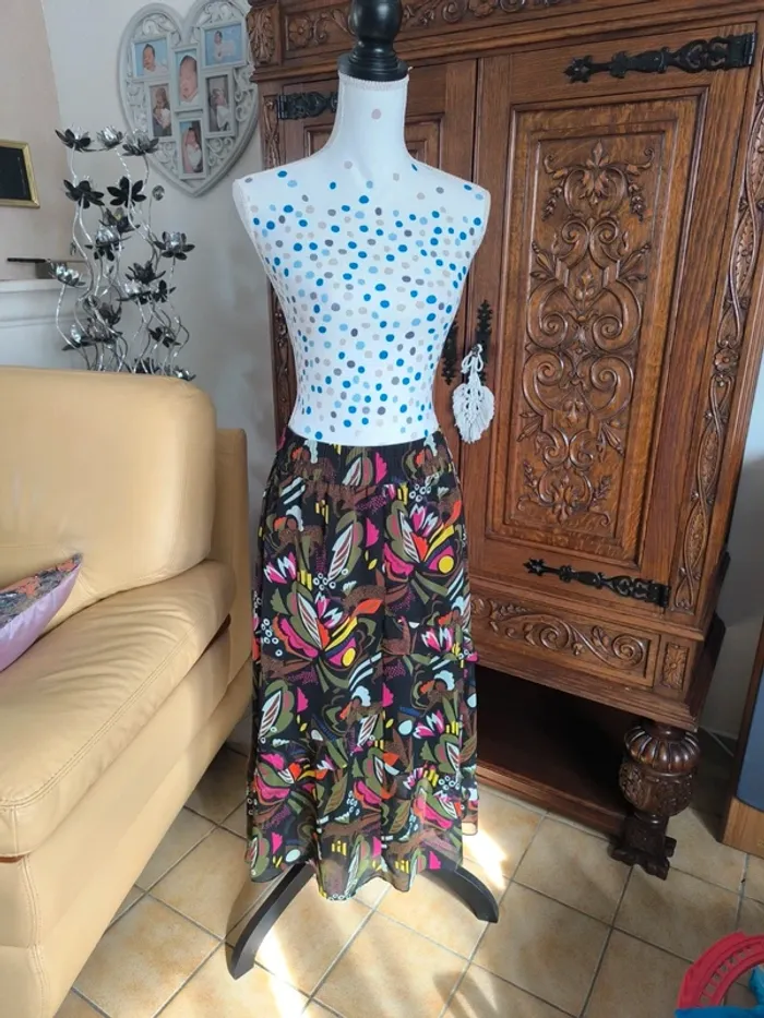 Superbe jupe motifs jungle - photo numéro 7