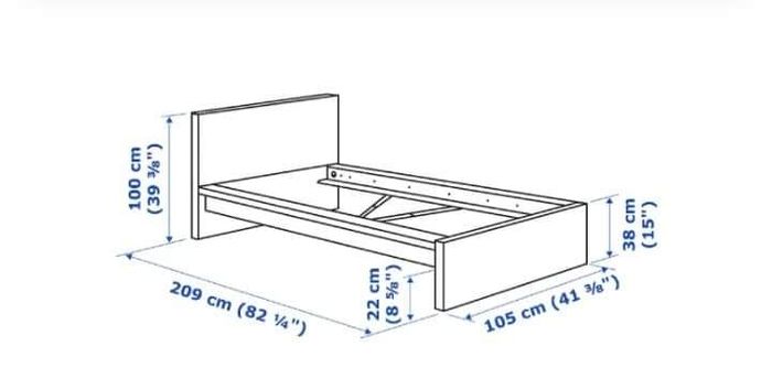 Cadre de lit et sommier - photo numéro 2