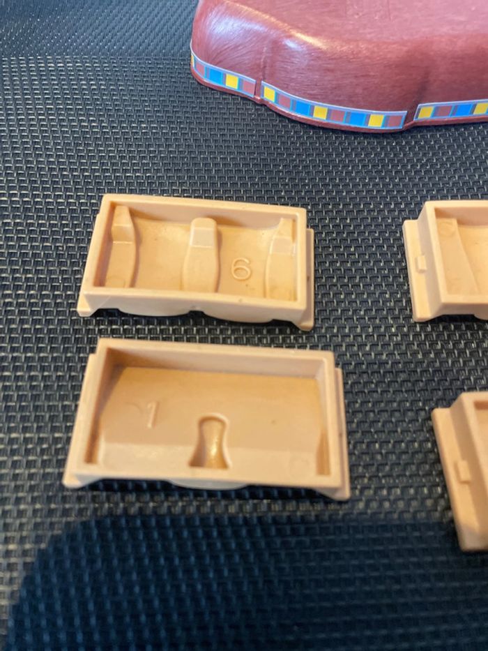 Playmobil lot pièce détachées Egypte morceaux fresque pharaon et sarcophage - photo numéro 3