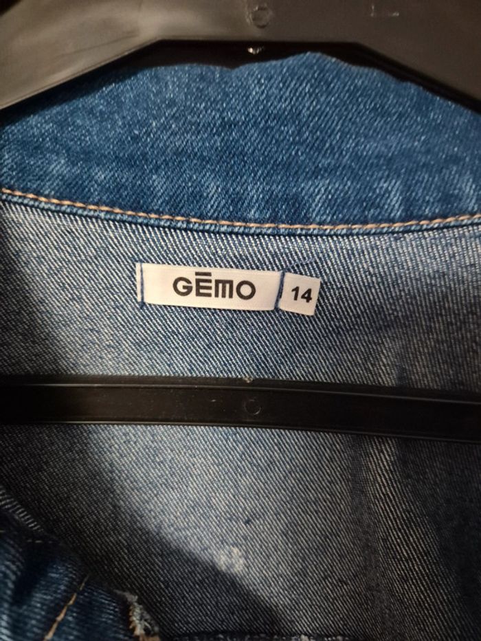 Veste en jean fille taille 14ans - photo numéro 2