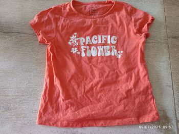 T-shirt mc pacific flower