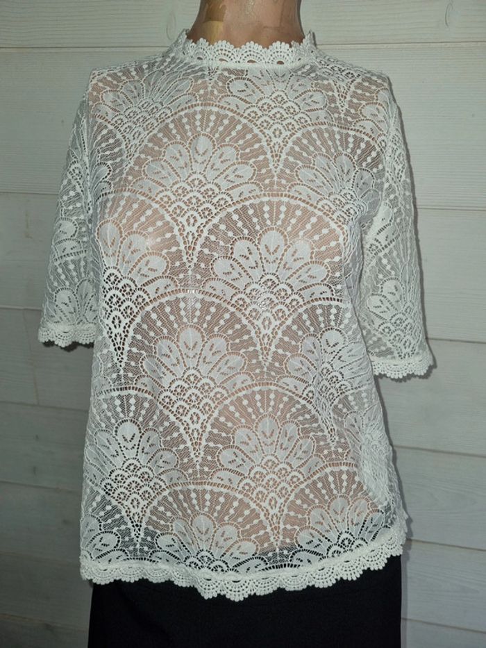 Top dentelle T34-36