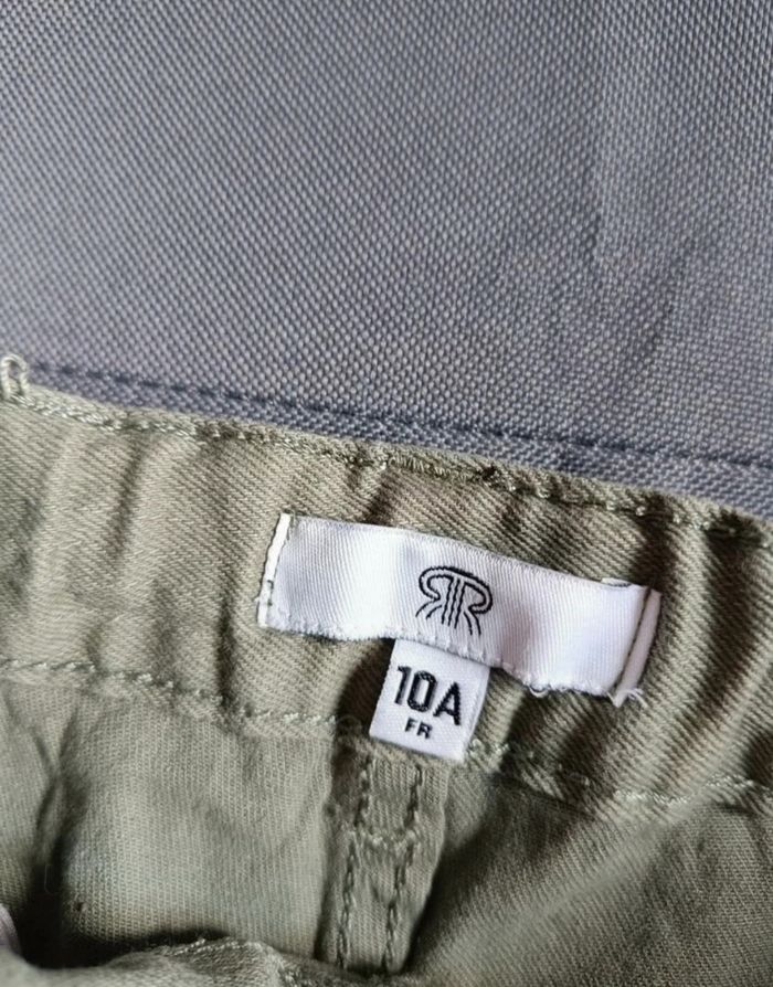 Short en jean kaki - photo numéro 5