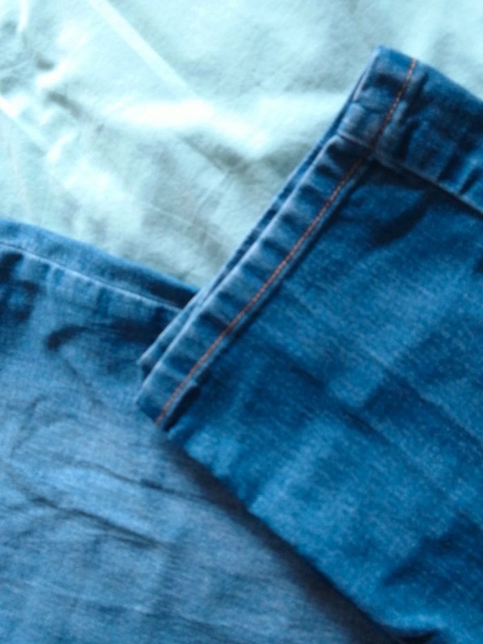 Pantalon Jean s bleu été - photo numéro 3