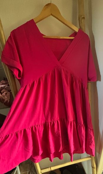 Robe fluide rose