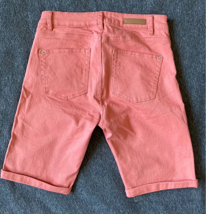 Bermuda fille Camaïeu NEUF T.38, vieux rose - photo numéro 4