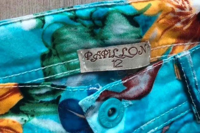 Pantalon multicolore fille Papillon - photo numéro 2
