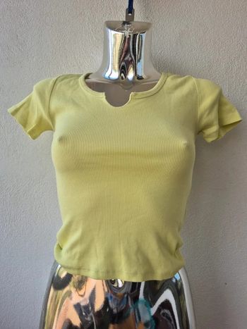 T-shirt jaune uni