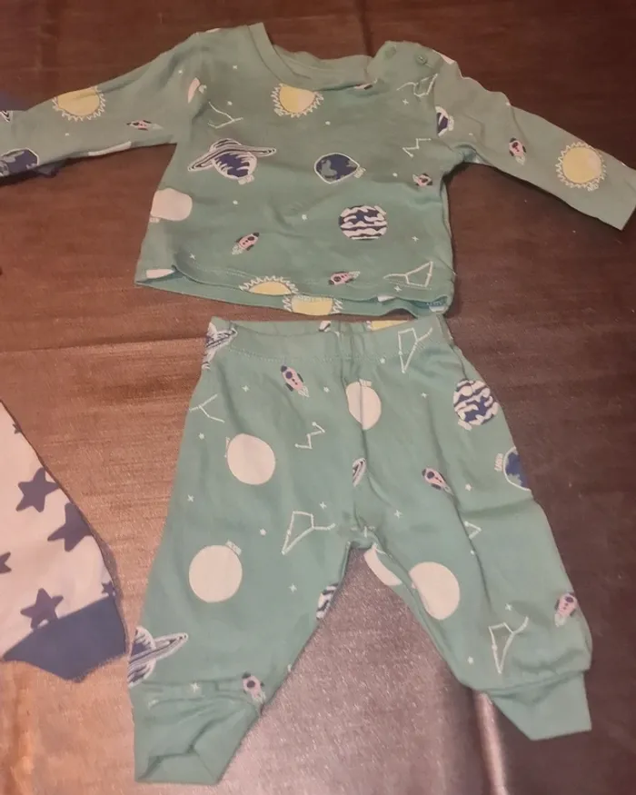 Lot 2 pijama 0 à 3 mois - photo numéro 3