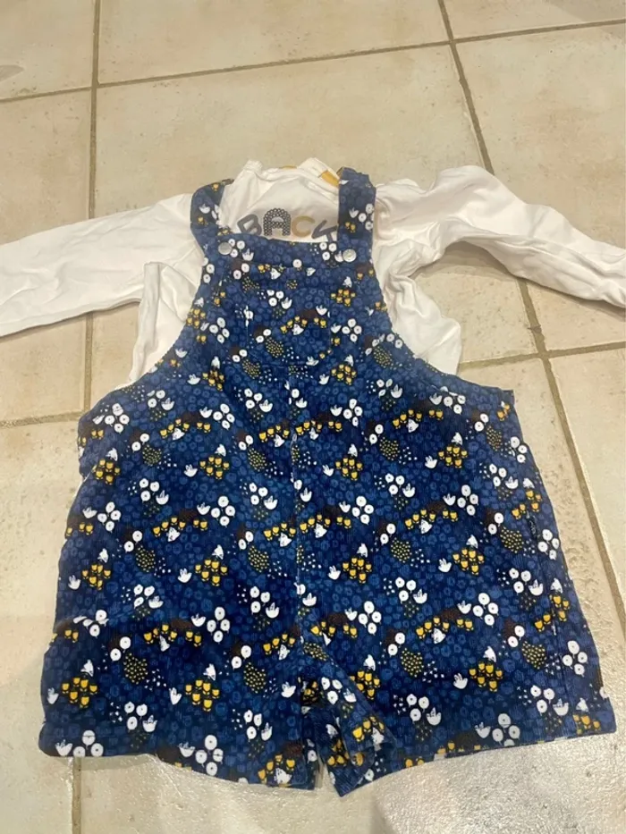 Ensemble salopette et haut
