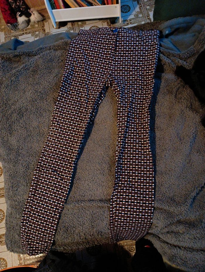 Pantalon skinny à carreaux - photo numéro 2