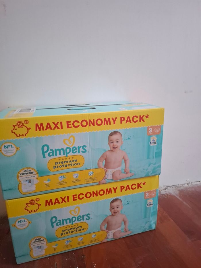 224 couches pampers premium protection taille 3 - photo numéro 3