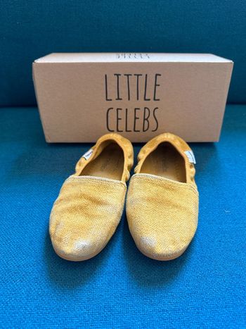 Chaussons Little Celebs jaune moutarde 30