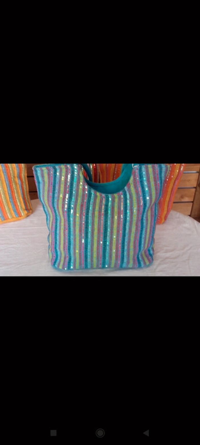 Sac a main tissu - photo numéro 4