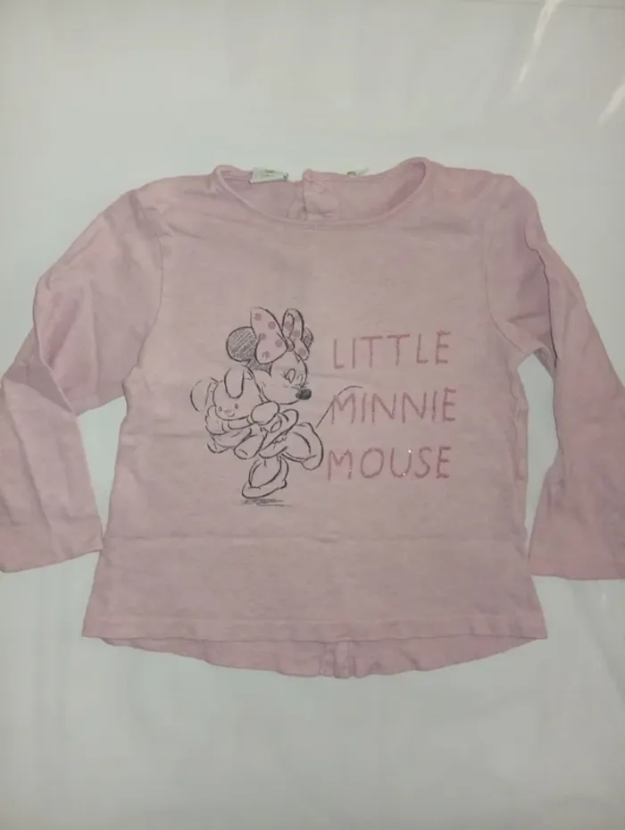 T Shirt manches longue Minnie Mouse