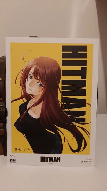 Ex-libris manga Hitman Pika Edition 20 ans