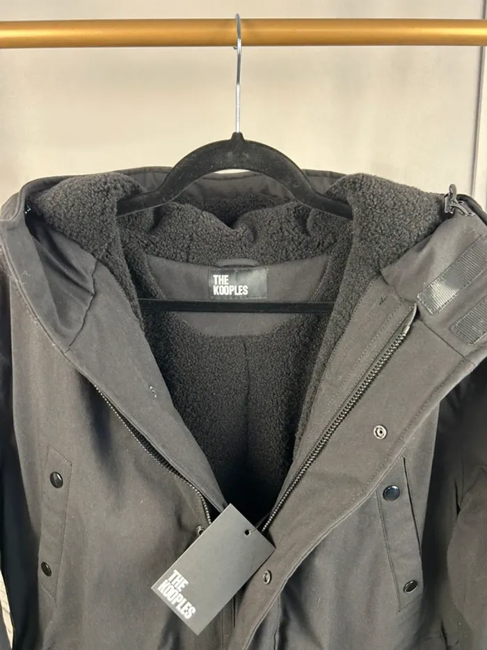 Parka Longue Noir The Kooples S 2025 Neuve - photo numéro 2