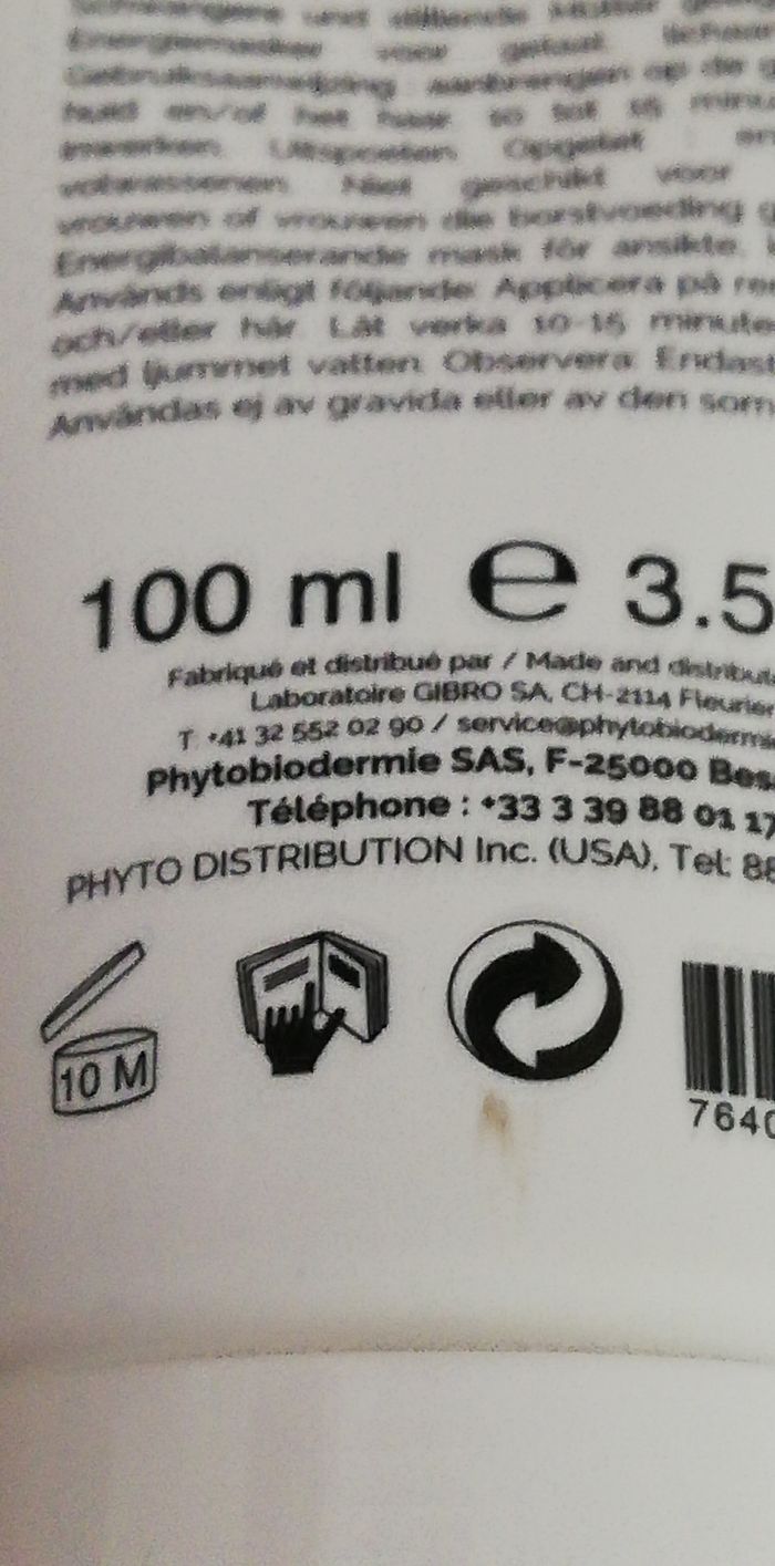 Phyto 5 masque l'algoderme - photo numéro 6