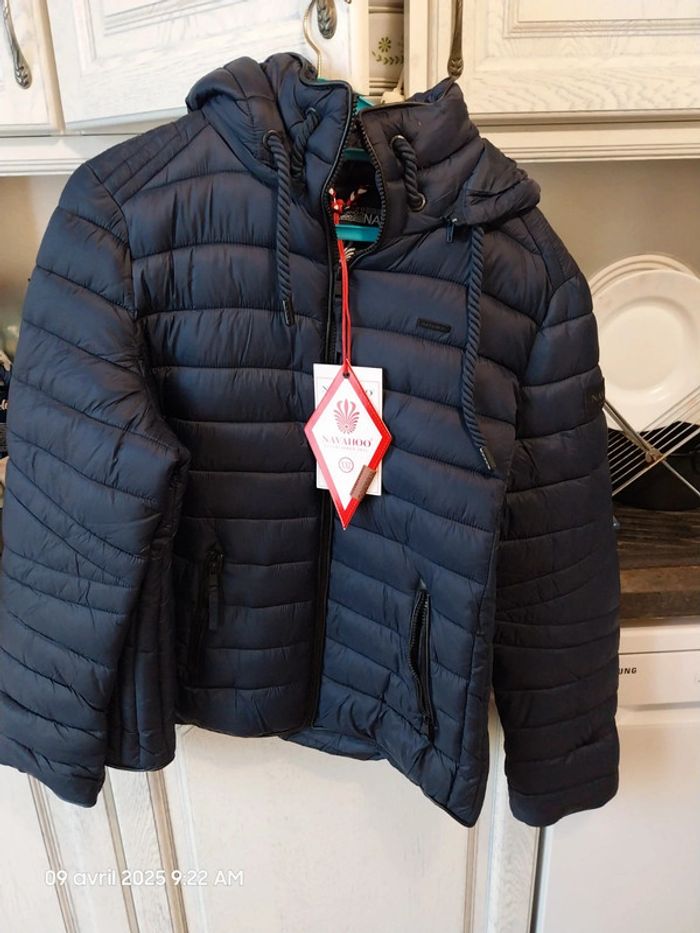 Zalando - Navahoo Lulana, Veste matelassée pour Dame mi-Saison Bleu Foncé XXL - Zalando - photo numéro 6