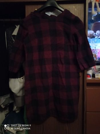 Robe tunique carreaux