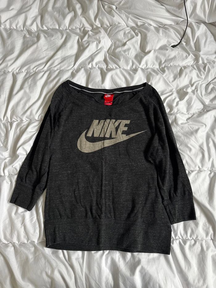 Sweat Nike noir chiné femme - Taille M