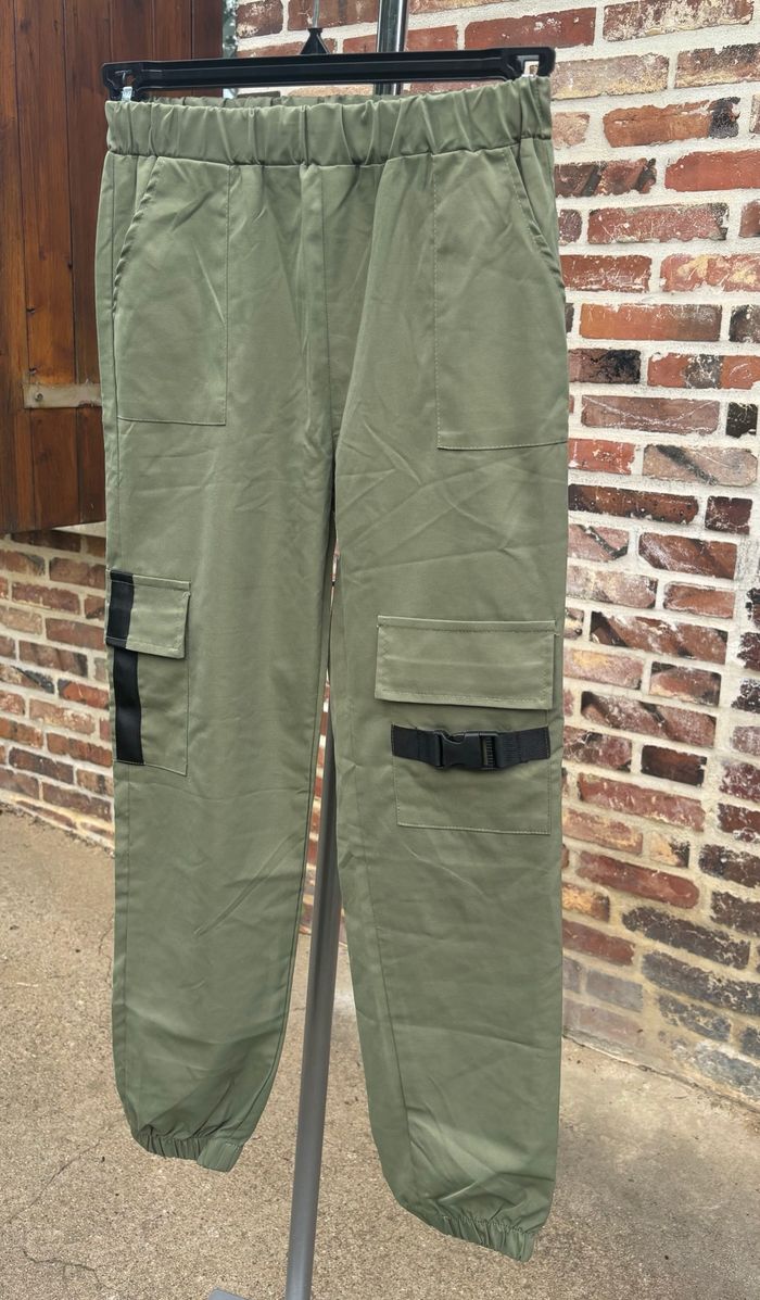👖 Pantalon cargo poche à rabat – Taille 11-12 ans – Shein - photo numéro 2