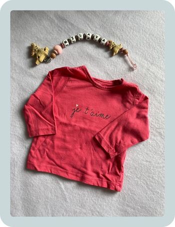 Tee shirt fille 3 mois