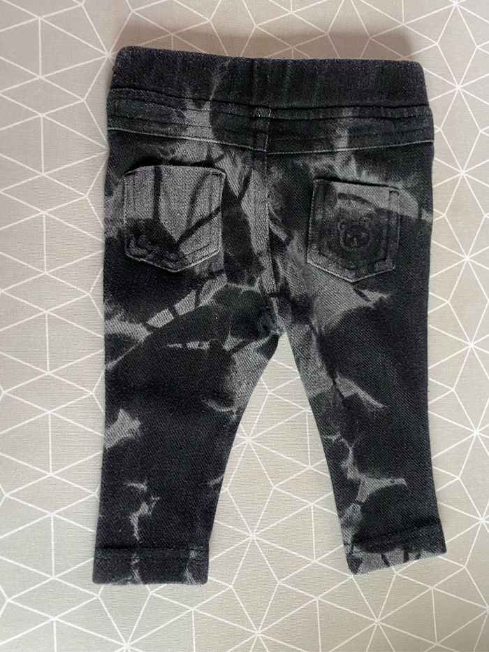 Pantalon jeans délavé 6 mois kitchoun - photo numéro 3