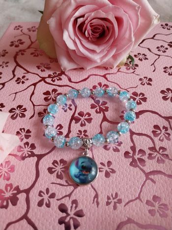 Bracelet stitch bleu