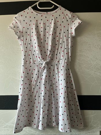Robe petits cœurs 12 ans