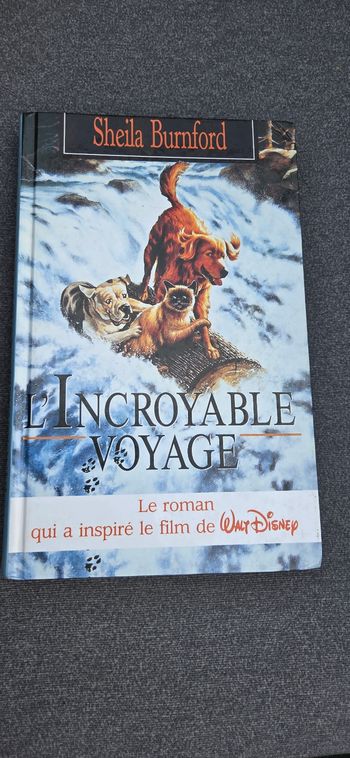 Livre l'incroyable voyage
