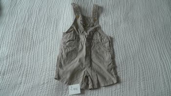 Salopette short beige 2 ans Kiabi