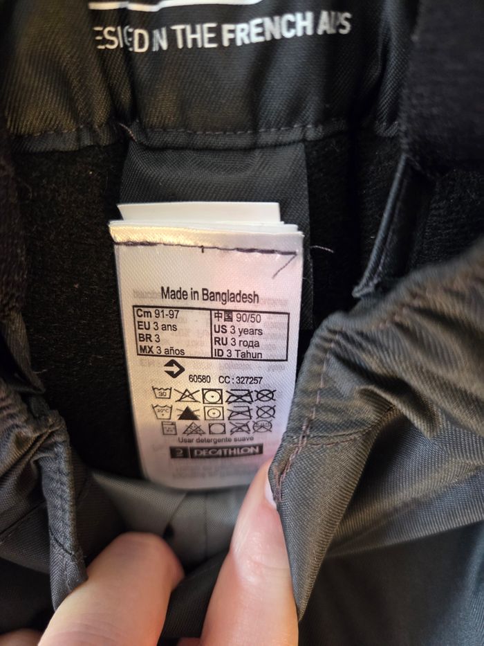 Pantalon ski 3 ans noir - photo numéro 5