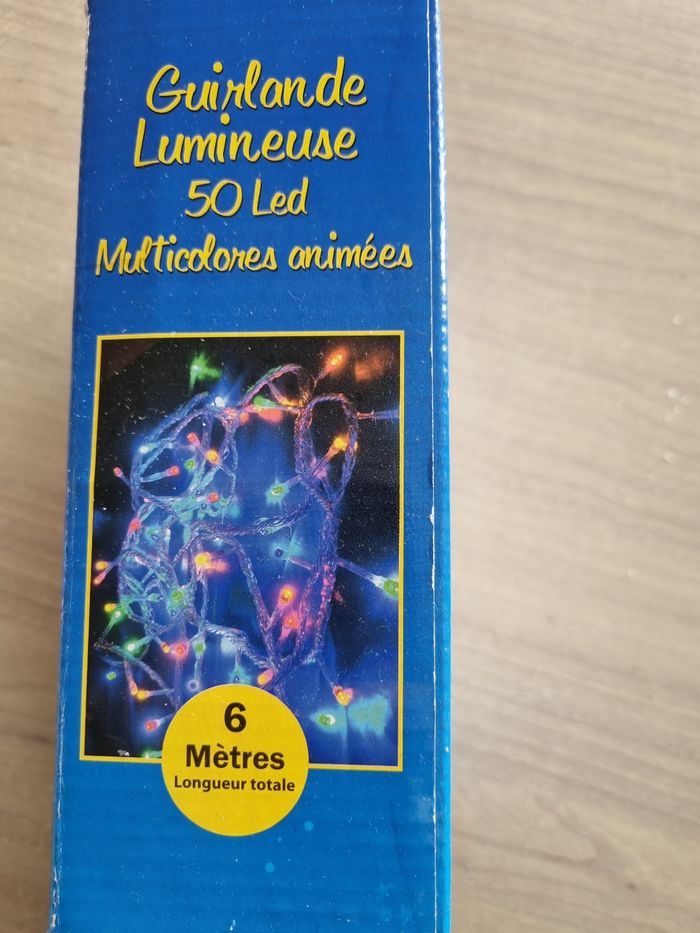 Guirlande lumineuse multicolores  animées - photo numéro 2