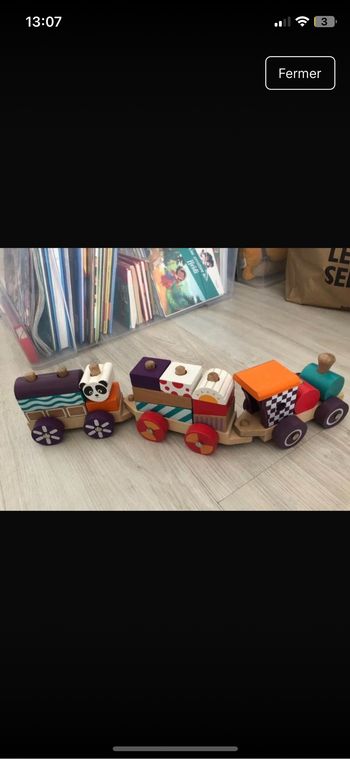 Train en bois