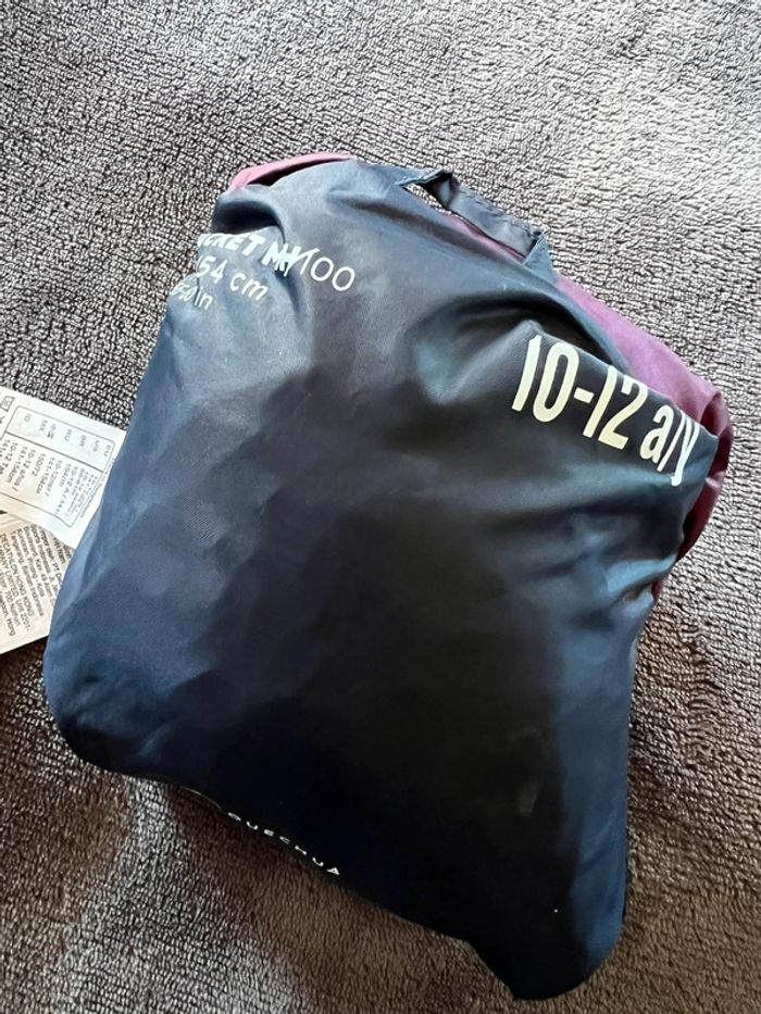 Poncho imperméable de pluie Quechua taille 10/12 ans comme neuf - photo numéro 3