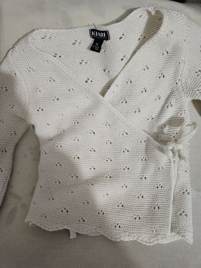Gilet en laine / Taille 3 mois - photo numéro 2