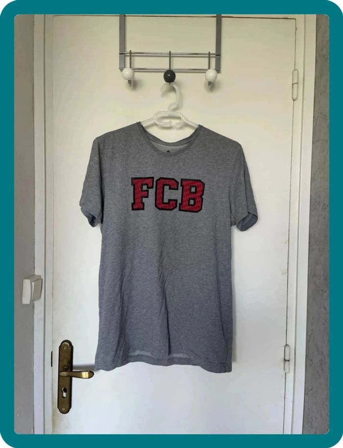 T-shirt gris fcb