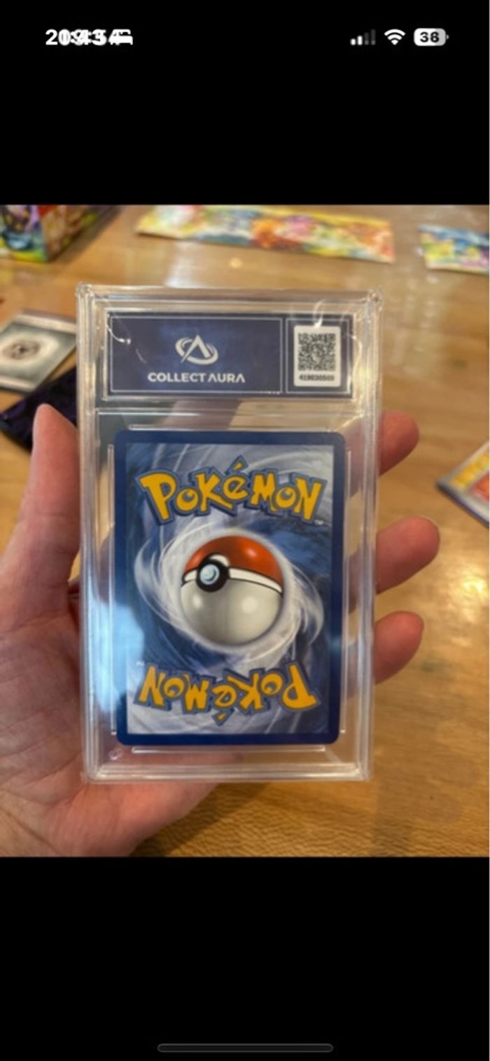 Carte Pokémon gradée Electhor Ex - photo numéro 2