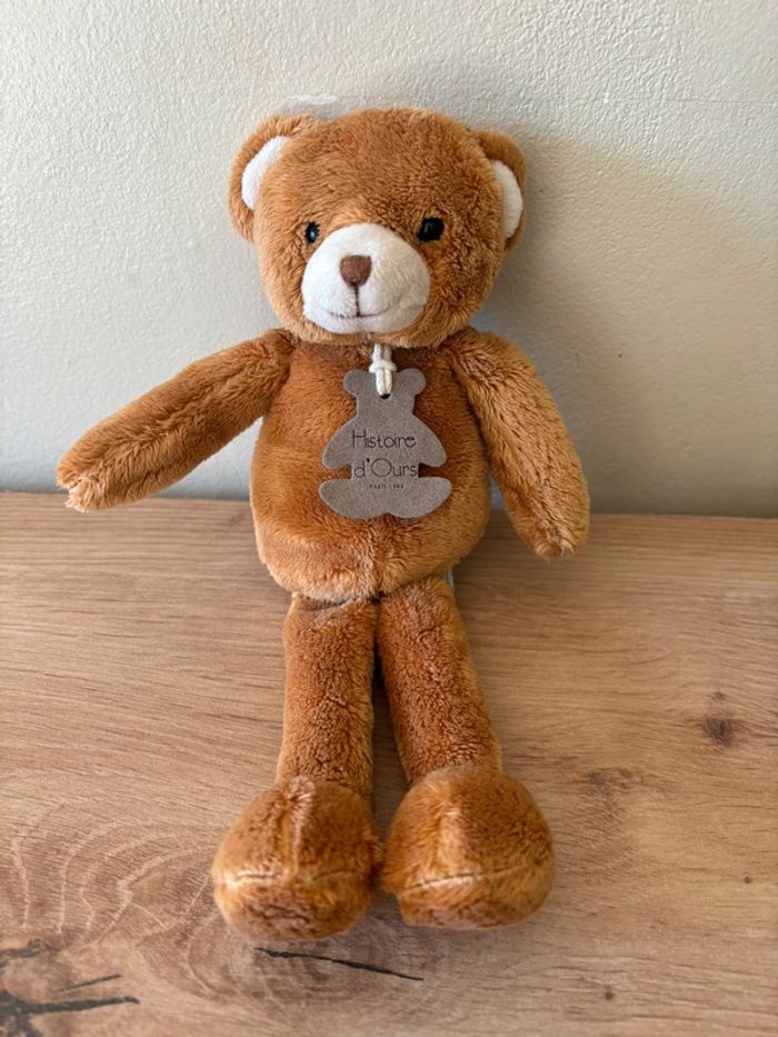 Doudou peluche ours marron yoopy savane histoire d ours