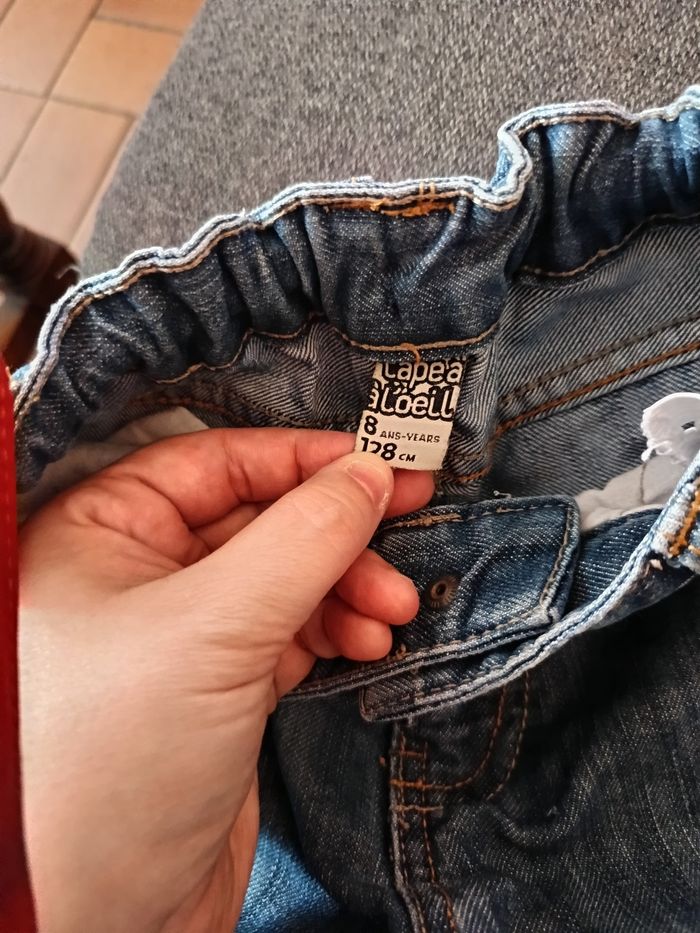 Bermuda / short en jean taille 8 ans - photo numéro 6