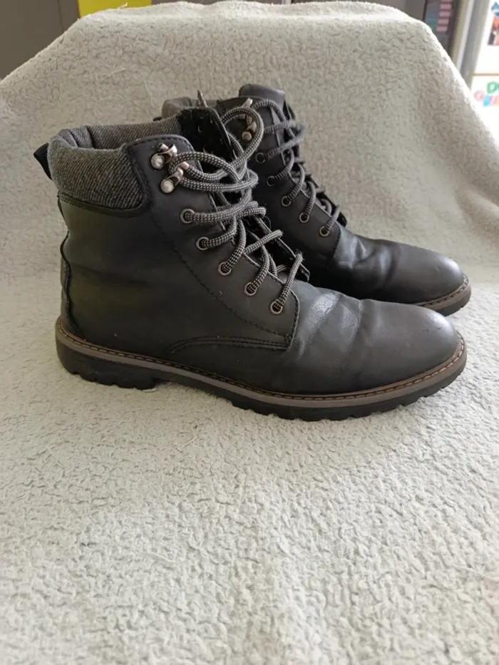 Chaussures homme noir Taille 43 Kiabi