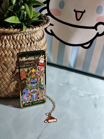 marque page en métal Disney Stitch Noël