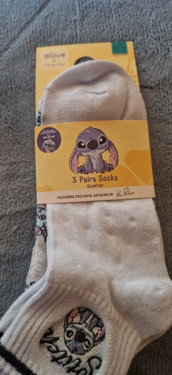 Lot de 3 paires de chaussettes Stitch 35-38