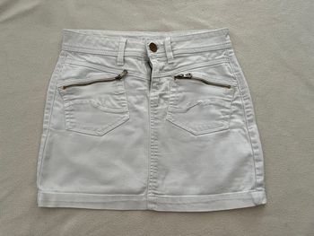 Jupe en jean blanc