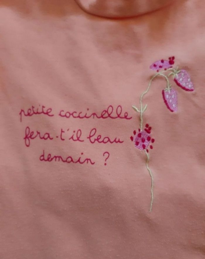 Lot de 2 pyjamas coton fille - mi-saison / été - 6 mois - photo numéro 7