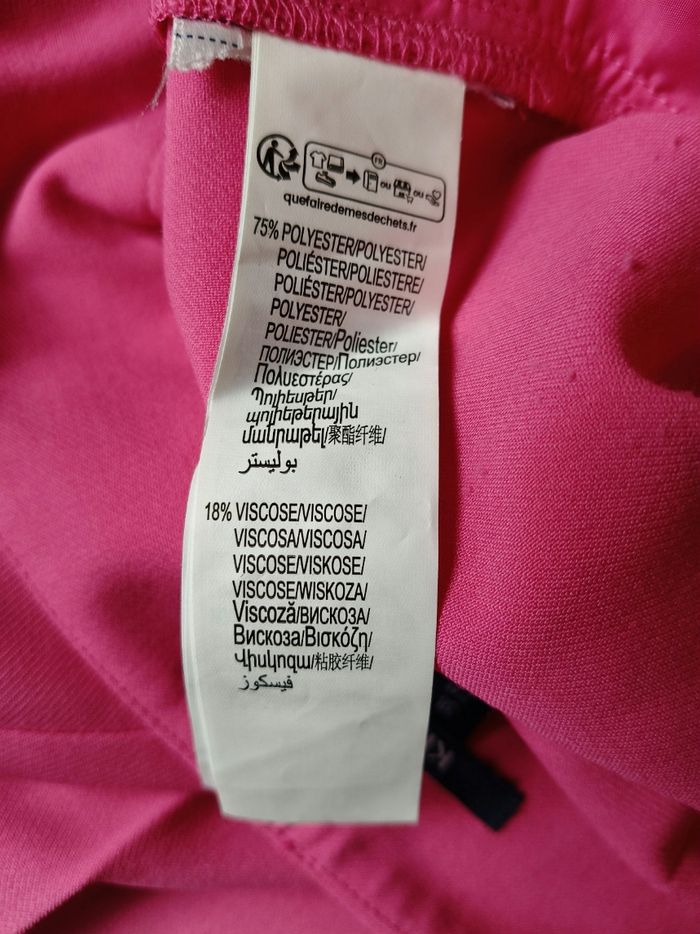 Pantalon Kiabi rose fushia M - photo numéro 5